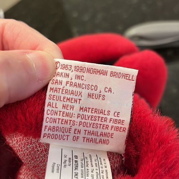 Dakin Clifford The Big Red Dog Hand Puppet from 1990 12" - Picture 7 of 7